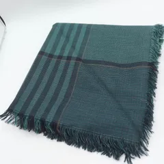 レリアン ストール スカーフ ブランド 格子柄 レディース グリーン Leilian 【中古】のサムネイル