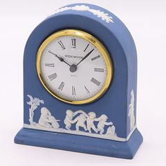 未使用 Wedgwood ジャスパー ペールブルー マントルクロック - メルカリ