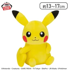 バンプレスト 꼬리 봐 ピカチュウ ぬいぐるみ ポケットモンスター