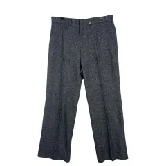 マンシングウェア セミーワイド スラックス ウールTouch ストレート ズボン 32インチ ウール ブレンドのサムネイル