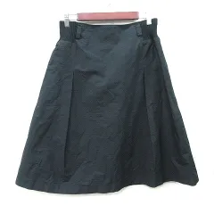 ヒロコビス HIROKO BIS フレアスカート ミモレ ロング 13AB XL 黒 ブラック /YIのサムネイル