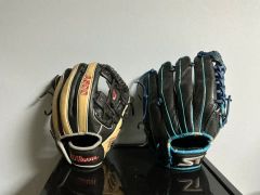 Wilson A2000 軟式グローブ ブラック/水色 - メルカリ