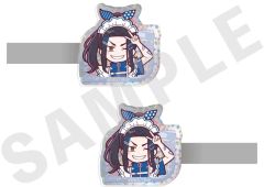 [Used] Accessory (Non-metallic) Keisuke Baji Mini Character Glitter Acrylic Hair Clip Set Maid Jersey Ver. "TV Anime Tokyo Revengers"