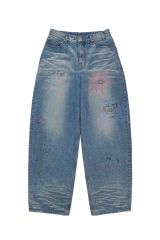 Feinicko POLYCHROME GUMMY DENIM PANTS M - メルカリ
