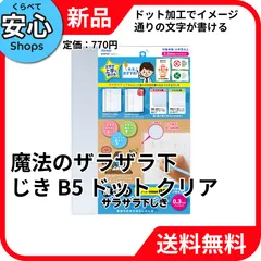 【新品・送料無料】 レイメイ藤井 下敷き 魔法のザラザラ下じき B5 0.3mmドット クリアー U1073T 透明 [EC-NP]のサムネイル