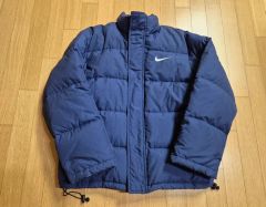NIKE ダウンジャケット L リバーシブル 刺繍ロゴ Y2K 00s ヌプシ