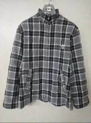 90s アベイシングエイプ bape チェック ウール ジャケットのサムネイル