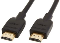 1.8m(タイプAオス ARC対応 4K - ハイスピード ケーブル タイプAオス)ブラック HDMI ベーシック