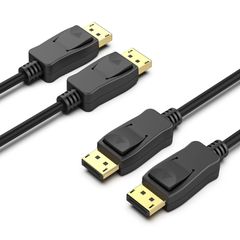 新品 Displayport ケーブル BENFEI 【VESA認証済み】2個1.8m DisplayPort-DisplayPort ケーブル 4K @ 60Hz、2K @ 144Hz DP-DPオス-オスケーブル 、金メッキコード、をサポートし、Leno