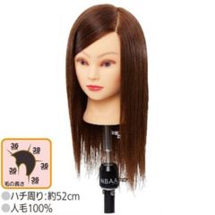 UP170 アップウィッグ 人毛100% 茶髪 美品のため少しお高めです