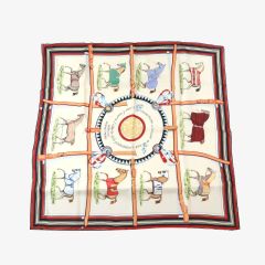 エルメス スカーフ 90cm 「GRANDE TUNUE〜正装〜」柄 | Mercari
