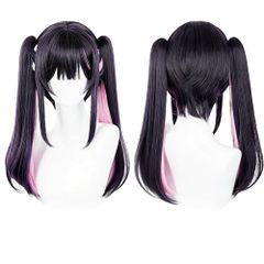 ぶいすぽ 橘ひなの ツインテール ツートン コスプレ ウィッグ ピンク