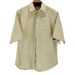 ジルサンダー JIL SANDER 20SS MALFILE SELVEDGE CANVAS バックロゴ半袖シャツ メンズ  40のサムネイル