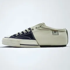 Nigel Cabourn × MAISON MIHARA YASUHIRO スピリットスニーカー 27cm ネイビー SPLIT SNEAKER キャンバス C08FW702のサムネイル