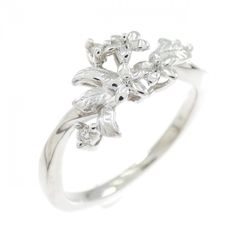 しばちゃん様専用 天然ダイヤ1.00ct フラワーモチーフリング Pt900