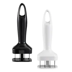新品 肉筋切り器 肉たたき ミートテンダライザー 肉叩き 肉筋切り器 肉が柔らかくなる 肉すじ切り 肉用筋切り 肉刺し器 ステンレス鋼製 携帯式 調理小道具 肉刺し器 24本刃 キッチン用品のサムネイル