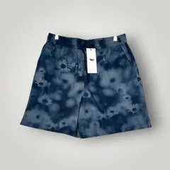 【未使用品/タグ付き】 メゾンキツネ　MAISON KITSUNE　ブルー　エラースティック　ショートパンツ　ハーフパンツのサムネイル