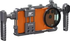 BF BAFANG スマホケージ 汎用 【67mmフィルター付き】 アルミ合金製 スマホジンバル Bluetoothシャッターリモコンボタン付き スマホビデオリグ 【クイックリリースハンドルデザイン】 スマホスタビライザー 手ブレ防止 全てのiPhoneとAnのサムネイル