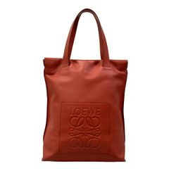 専用【LOEWE(ロエベ)】トートバッグ レッド レザー ショッパートート