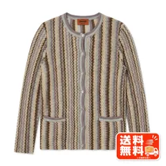 MISSONI ミッソーニ ニットカーディガン ストライプ イタリア製 レリアン風のサムネイル