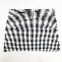 ebagos 21SS ギンガムチェック かぶせ コットン その他雑貨 クロ シロ レディース エバゴス【中古】6-0607G◎のサムネイル