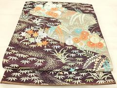 平和屋着物▽伝統工芸士 石塚幸生 江戸小紋 単衣 七宝花文 三越扱い