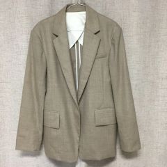 希少】セリーヌ CELINE リネン コットン ベルト テーラードジャケット