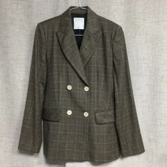 美品♡GALLARDAGALANTE ダブルブレストチェック柄コート - メルカリ