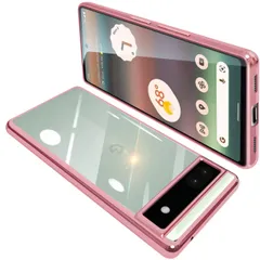 ONETIAOLONG に適合するGoogle Pixel6A 用のケース クリア グーグル ピクセル 6A 用のスマホケース TPU素材 薄型 耐衝撃 カバー ストラップホール付き 落下防止 滑り止め (ローズゴールド)のサムネイル