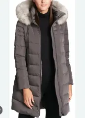 DKNY ドナカラン レディース ダウンジャケット ロング丈 66のサムネイル