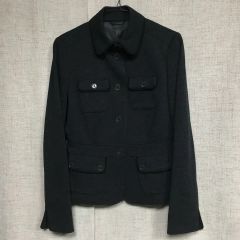 DOLCE&GABBANA ジャケット ブラック 40 襟 シングルボタン 長袖 - メルカリ