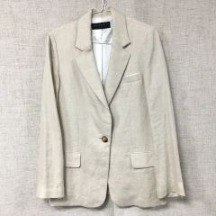 ポロラルフローレン 2 テーラードジャケット リネン 麻 ストライプ