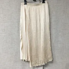 新品 VINCE ヴィンス アシンメトリー プリーツ サテンスカート Sのサムネイル