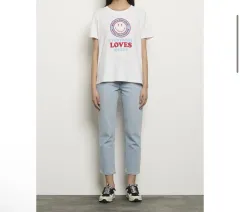 SANDRO サンドロ スマイル 半袖 Tシャツ 55のサムネイル