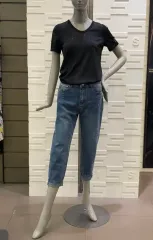 ベネトン ロールアップ バギーフィット デニム パンツ 29のサムネイル