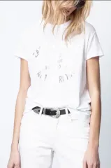 ZADIG&VOLTAIRE ザディグ・エ・ヴォルテール レタリング モダール Tシャツ Mのサムネイル