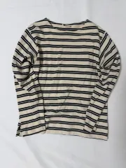 Acne Studios アクネストゥディオズ エディ コットン ストライプ ボートネック Tシャツ (S)のサムネイル