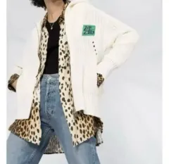 ZADIG&VOLTAIRE ザディグ・エ・ヴォルテール フード ジップアップ ニット 66のサムネイル