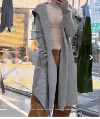 Vince ヴィンス ヤク ウール ロング カーディガン Sのサムネイル