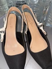 Dior J’ADIOR スリングバックパンプス 36.5 ドットチュール Dior J'ADIOR スリングバックパンプス 36.5 ドットチュール - メルカリ