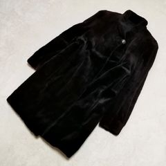 美品✨サガミンク 銀タグ シェアードミンク 豪華裏地 スカーフ柄