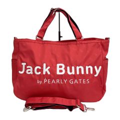 新品未使用】JACK BUNNY レッドトートバッグ（袋付き） - メルカリ