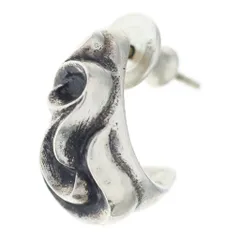 CHROME HEARTS クロムハーツ CARVED TEARDROP カーブドティアドロップ ピアス シルバー BCA091 CHROME HEARTS (クロムハーツ) CARVED TEARDROP カーブドティア