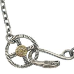 極美品 ケンキクチ イーグルフック ホイールSV チェーン ネックレス