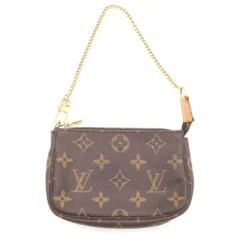 LOUIS VUITTON (ルイヴィトン) モノグラム ミニポシェット・アクセソワール PVC レザー ポーチ M58009 ブラウンのサムネイル