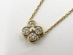 VendomeAoyamaダイヤモンド フラワー ネックレス アルハンブラ - メルカリ
