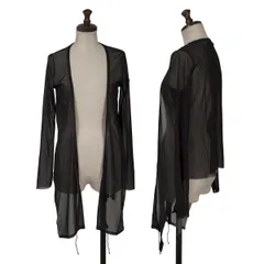 ジャンポールゴルチエ ファムJean Paul GAULTIER FEMME ドロストパワーネットボタンレスカーディガン 黒M位のサムネイル