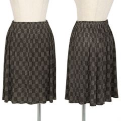 PLEATS PLEASE】マルチカラー ブロックチェック プリーツスカート