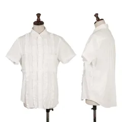ローブドシャンブル コムデギャルソンrobe de chambre COMME des GARCONS レース装飾半袖シャツ オフM位のサムネイル
