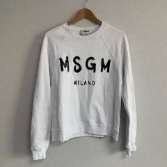msgm エムエスジーエム トレーナー 白 キッズ 大人も可 - メルカリ